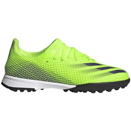 Cizme de fotbal adidas X Ghosted.3 Tf Junior verzi EG8216 verde verde
