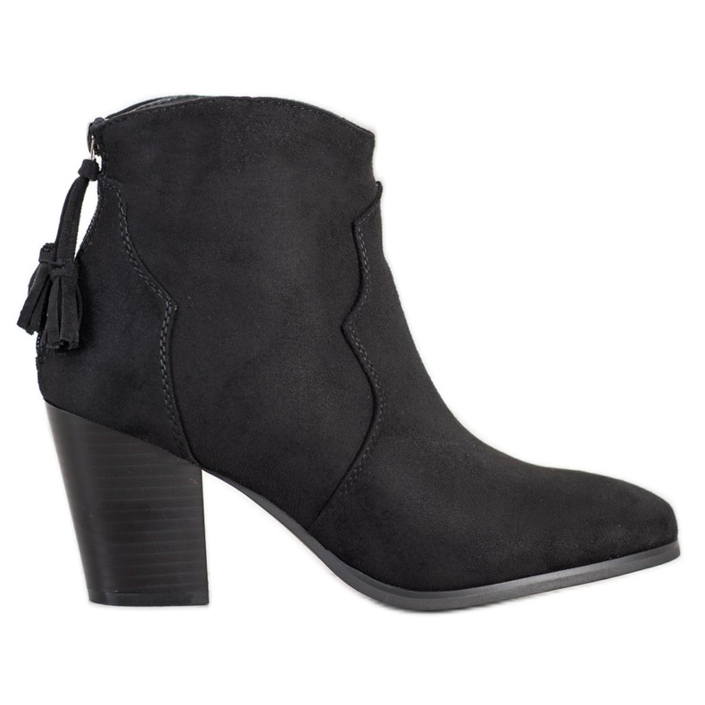 Super Mode Ghete casual cu fermoar negru