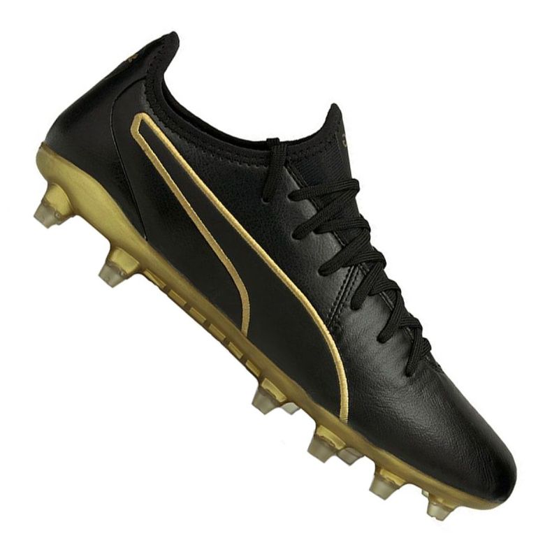 Ghete de fotbal Puma King Pro Fg M 105608-07 negru negru