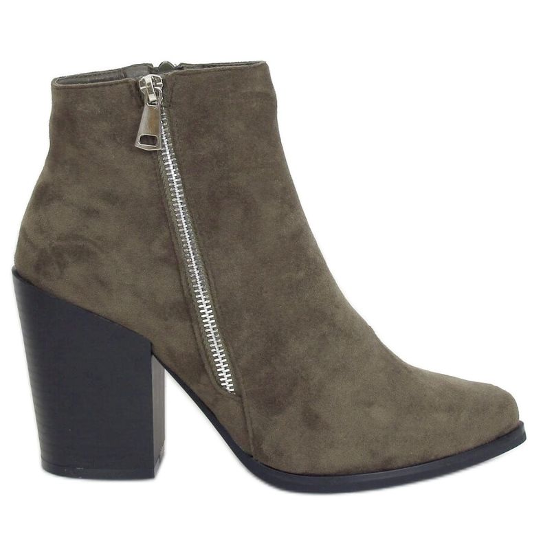 Cizme verzi cu toc înalt TX-1873 DK.GREEN verde Cizme verzi cu toc înalt TX-1873 DK.GREEN verde