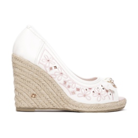 Vices Vici 1472-20 Roz alb 36 41 bej Vices Vici 1472-20 Roz alb 36 41 bej