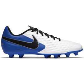 Pantofi de fotbal Nike Tiempo Legend 8 Club FG / MG M AT6107-104 , alb, albastru alb