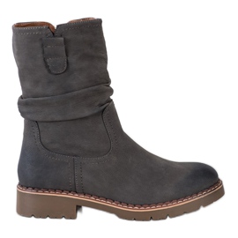 Super Mode Cizme cu partea superioară cu volane