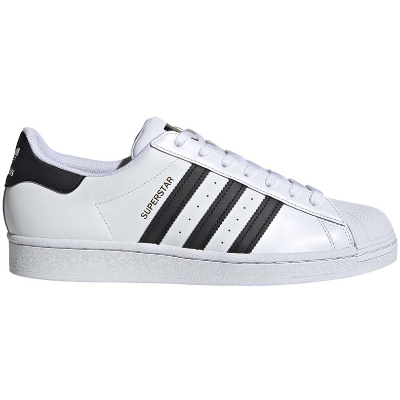Pantofi bărbați Adidas Superstar albi EG4958 negru
