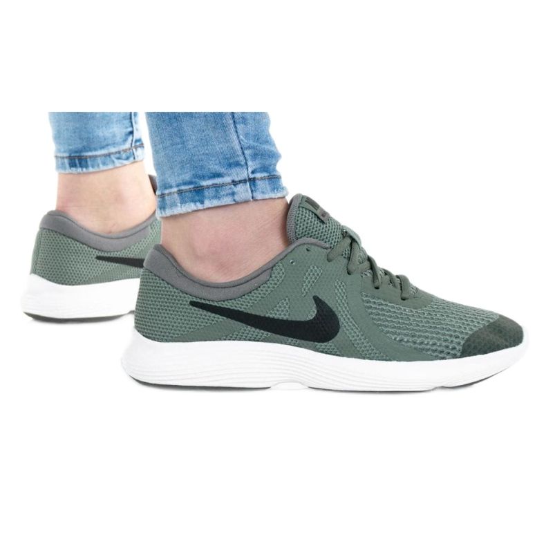 Pantofi Nike Revolution 4 Gs Jr 943309-300 negru verde