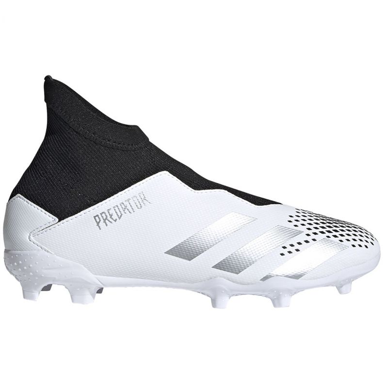Ghete de fotbal Adidas Predator 20.3 Ll Fg Jr FW9212 alb alb