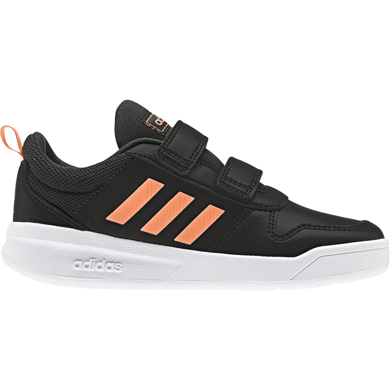 Pantofi copii Adidas Tensaur C negru și portocaliu EF1099 portocale