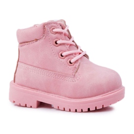 FRROCK Cizme Trappers pentru copii Powder Pink Dexter roz