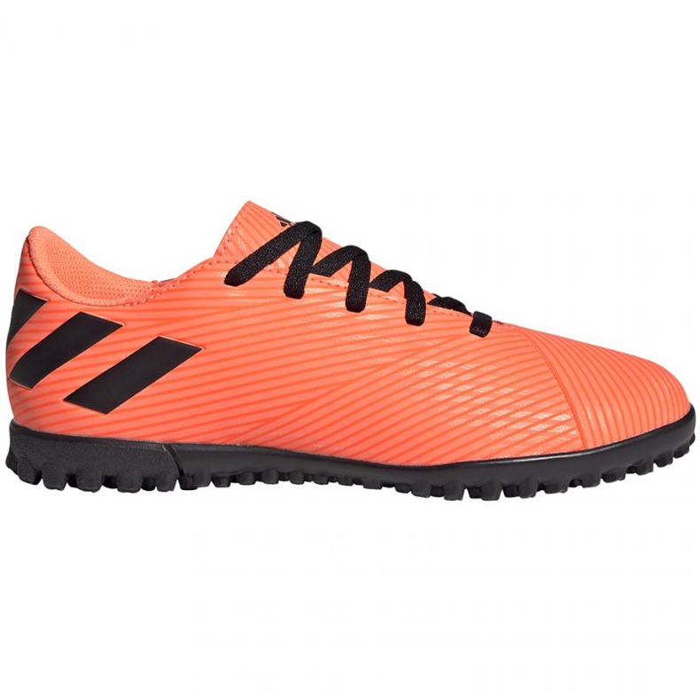 Ghete de fotbal Adidas Nemeziz 19.4 Tf Jr EH0503 multicolor portocale Ghete de fotbal Adidas Nemeziz 19.4 Tf Jr EH0503 multicolor portocale