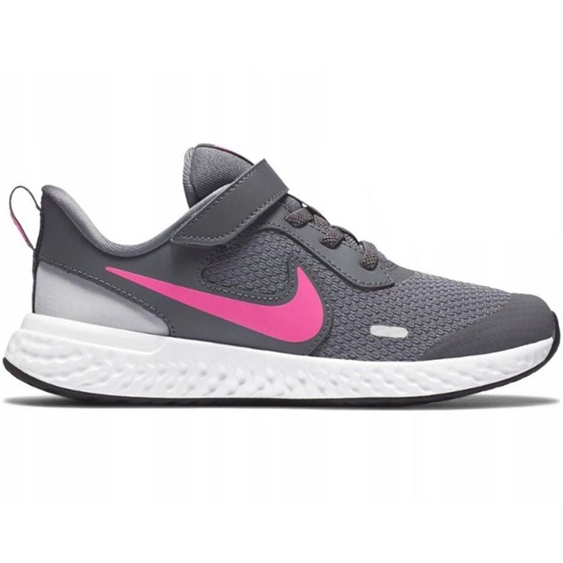 Încălțăminte pentru copii Nike Revolution 5 gri-roz BQ5672 015