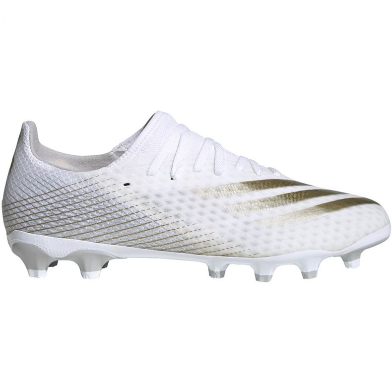 Ghete de fotbal Adidas X Ghosted.3 Mg M FW3543 aur alb de aur