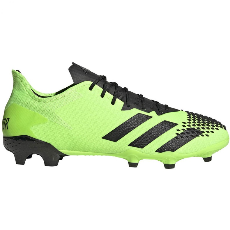 Ghete de fotbal Adidas Predator 20.2 Fg M EH2932 multicolor verde Ghete de fotbal Adidas Predator 20.2 Fg M EH2932 multicolor verde