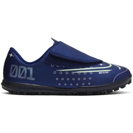 Pantofi de fotbal Nike Mercurial Vapor 13 Club Mds Tf Ps (V) Jr CJ1180-401 albastru marin