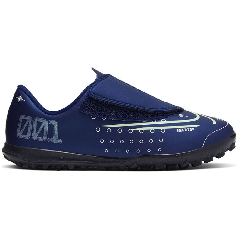 Pantofi de fotbal Nike Mercurial Vapor 13 Club Mds Tf Ps (V) Jr CJ1180-401 albastru marin