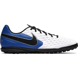 Ghete de fotbal Nike Tiempo Legend 8 Club Tf M AT6109 104 negru, albastru, alb alb Ghete de fotbal Nike Tiempo Legend 8 Club Tf M AT6109 104 negru, albastru, alb alb