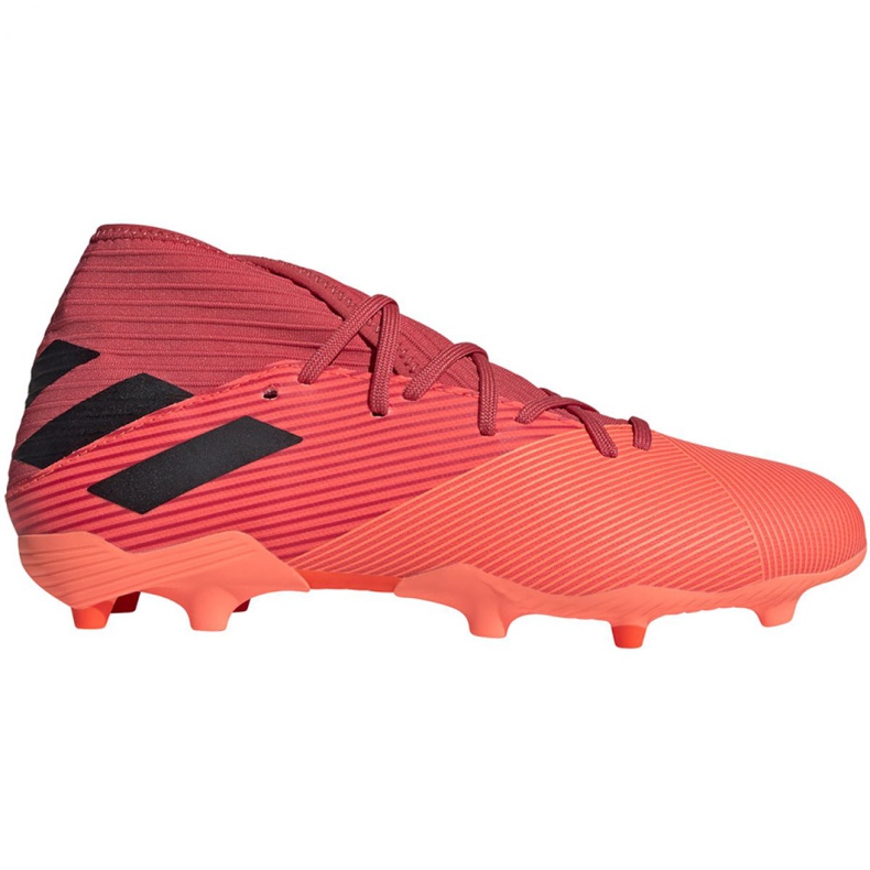 Ghete de fotbal Adidas Nemeziz 19.3 Fg M EH0300 multicolor portocale Ghete de fotbal Adidas Nemeziz 19.3 Fg M EH0300 multicolor portocale