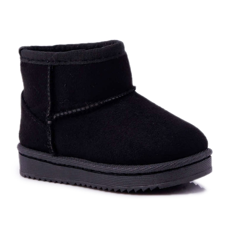 BUGO Cizme de zăpadă pentru copii, negre calzi, Gooby negru