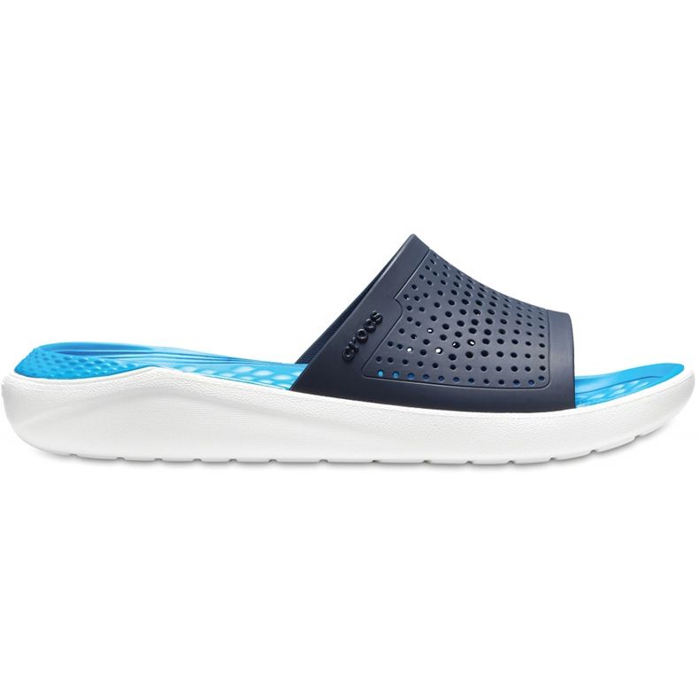 Crocs Literide Slide bleumarin-alb 205 183 462 albastru marin