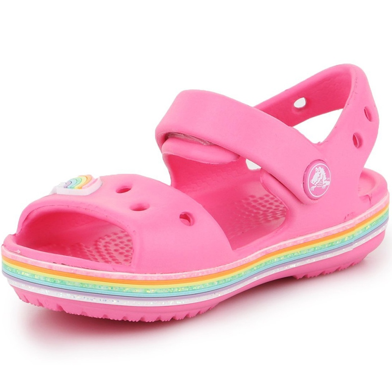 Sandale Crocs pentru copii Crocband Imagination Sandal Ps roz 206 145 669