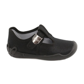 Pantofi pentru copii Befado blanka negru 115X006 argint Pantofi pentru copii Befado blanka negru 115X006 argint