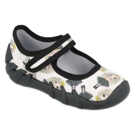 Încălțăminte rapidă prințesă Befado 109P228 negru ecru Încălțăminte rapidă prințesă Befado 109P228 negru ecru