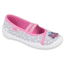 Încălțăminte pentru copii Befado 116X285 roz gri