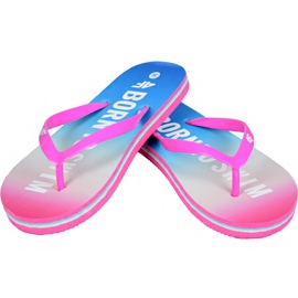 Papuci pentru fete 4FJ4L19 JKLD204 90S multicolor
