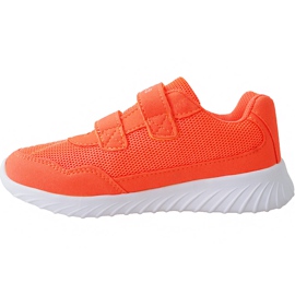 Pantofi pentru copii Kappa Cracker Ii K alb-coral 260647K 2910 portocale
