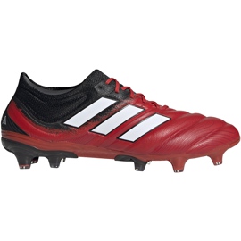 Ghete de fotbal Adidas Copa 20.1 Fg EF1948 multicolor roșu Ghete de fotbal Adidas Copa 20.1 Fg EF1948 multicolor roșu