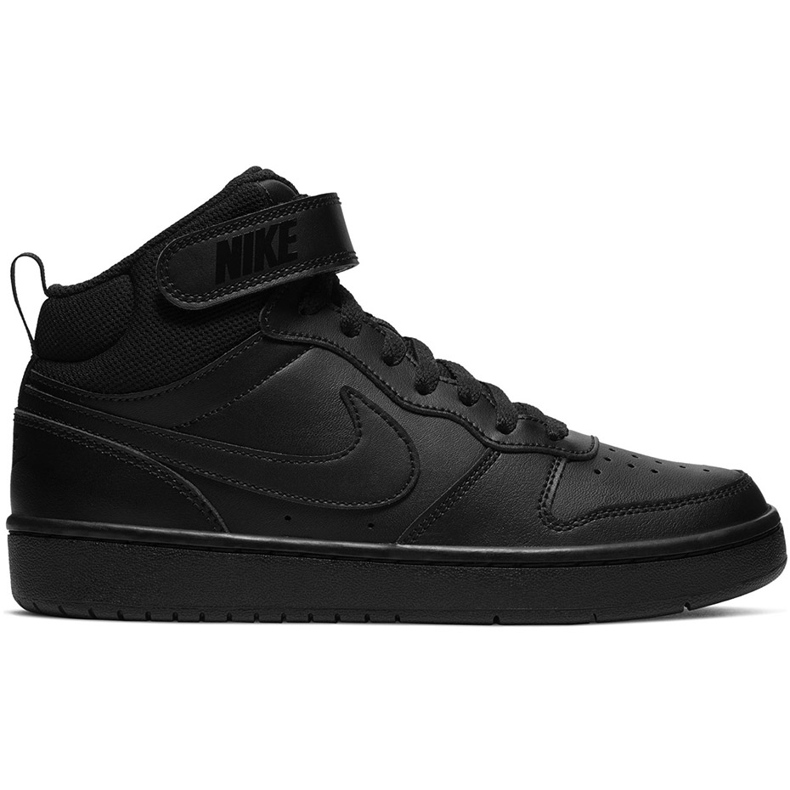 Pantofi pentru copii Nike Court Borough Mid 2 negru CD7782 001