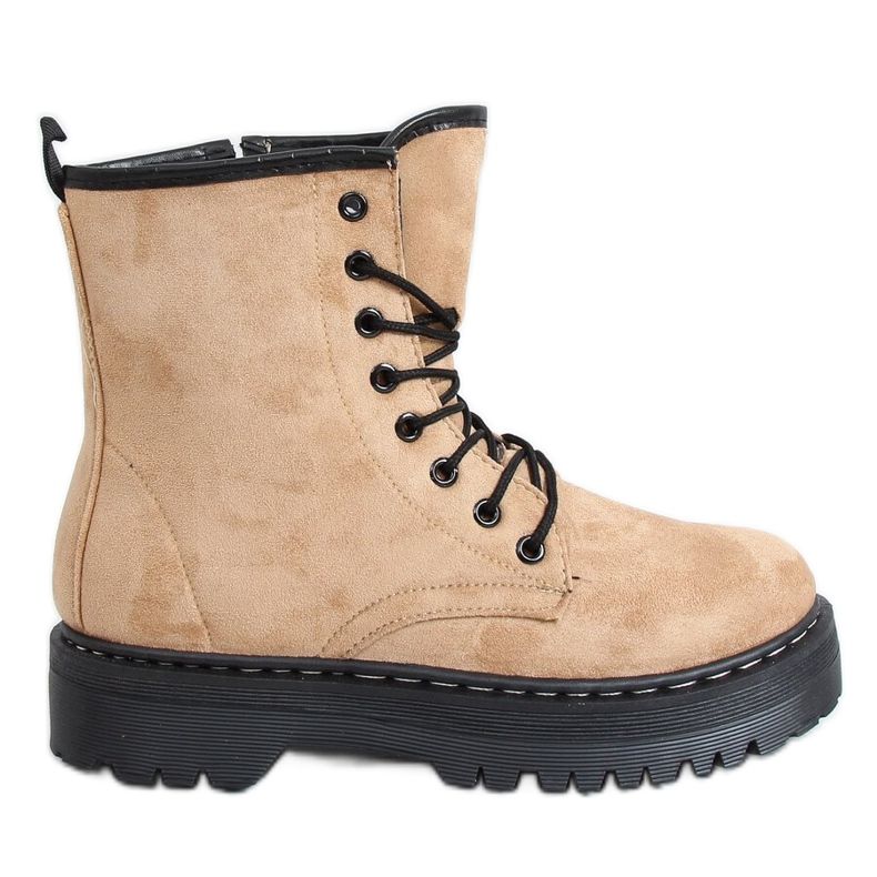 Muncitori pe o talpă groasă LKS3 Kaki bej