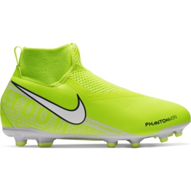 Pantofi de fotbal Nike Phantom Vsn Academy Df FG / MG Junior AO3287 717 galben galben Pantofi de fotbal Nike Phantom Vsn Academy Df FG / MG Junior AO3287 717 galben galben