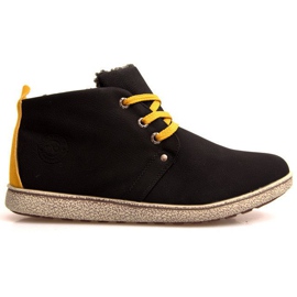 Adidași cu izolație înaltă 3021 Negru Adidași cu izolație înaltă 3021 Negru