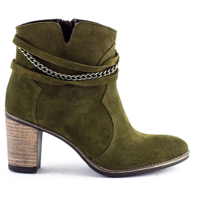 Olivier Cizme cu lanț verde Megi