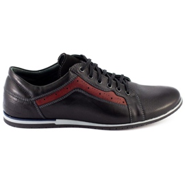 Pantofi casual pentru bărbați 1476G negru Pantofi casual pentru bărbați 1476G negru