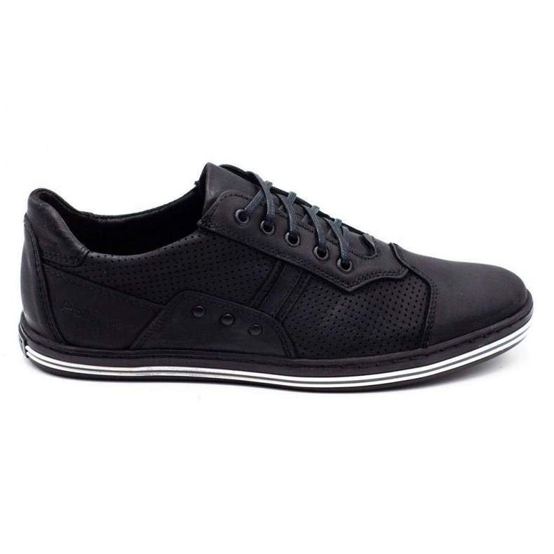 Polbut 1801P pantofi bărbați casual negri negru