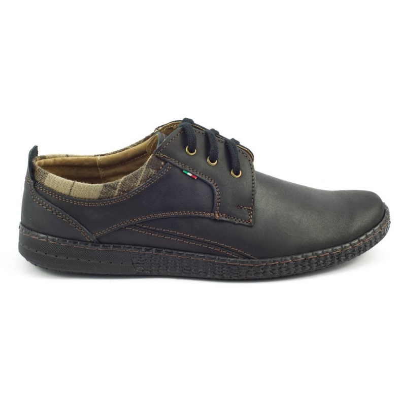 Pantofi casual bărbați 287M negri negru