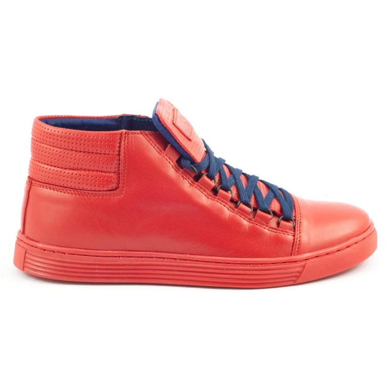 KENT 304 pantofi casual bărbați roșii roșu