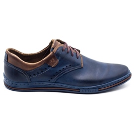 Polbut Pantofi casual barbatesti 402 bleumarin cu maro albastru Polbut Pantofi casual barbatesti 402 bleumarin cu maro albastru