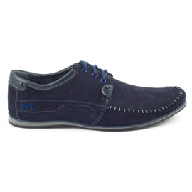 KOMODO Încălțăminte Mocasini pentru bărbați 875 bleumarin albastru