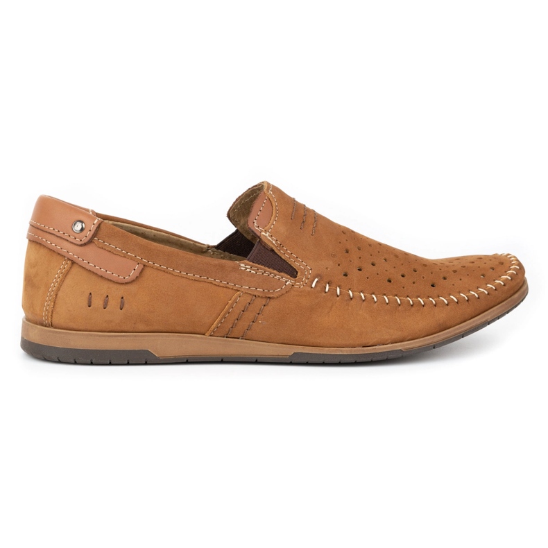 KOMODO Încălțăminte pentru bărbați mocasini 876 cămilă de vară multicolor