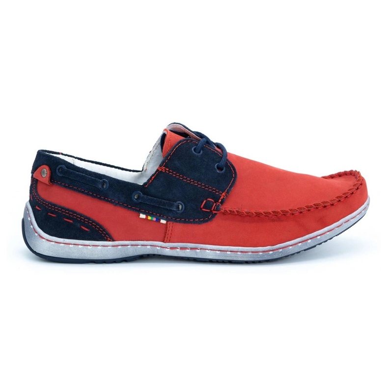 KOMODO Încălțăminte pentru bărbați mocasini 902 roșu KOMODO Încălțăminte pentru bărbați mocasini 902 roșu