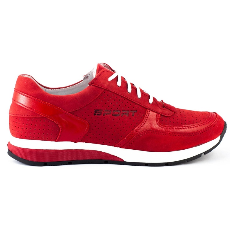 Polbut Pantofi sport bărbați C47P roșu Polbut Pantofi sport bărbați C47P roșu