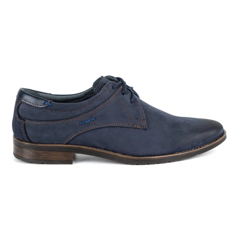 KOMODO Pantofi bărbați eleganți 877 bleumarin albastru