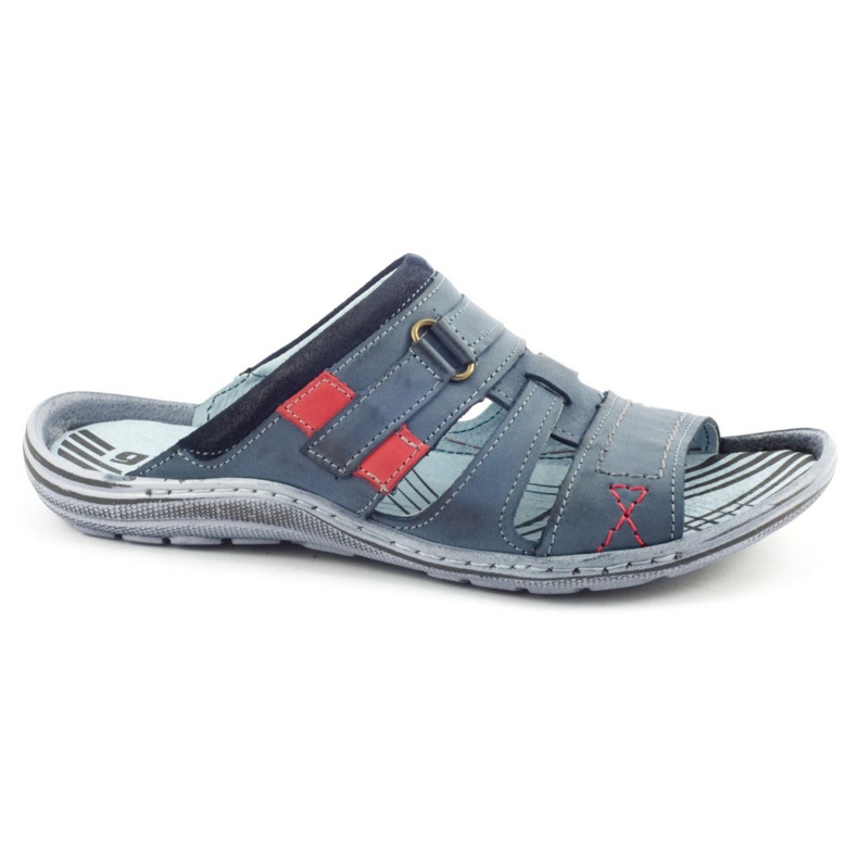 324 papuci bărbați bleumarin albastru marin