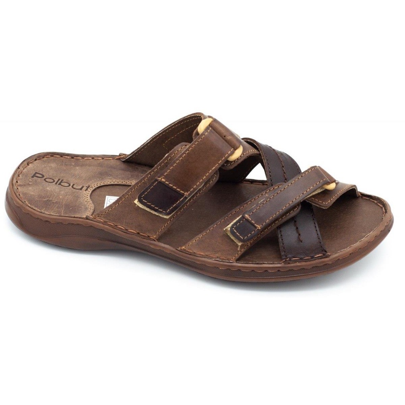 Polbut Papuci bărbați maro SA06