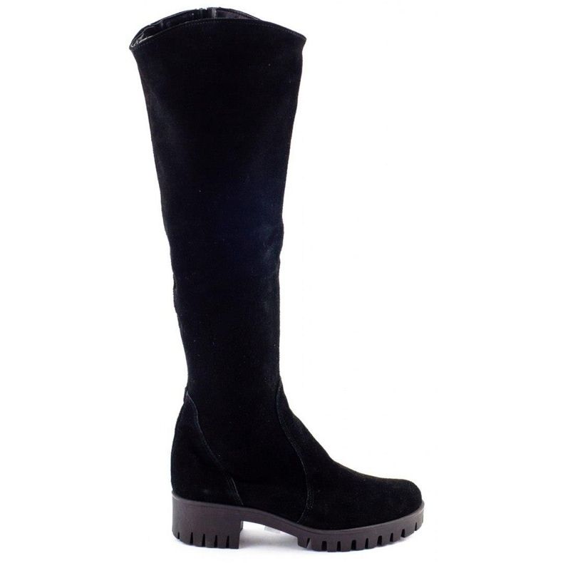 Olivier Tricouri negre pentru femei cu toc înalt negru