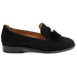 Lizard Mocasini negri 04642 pentru femei negru