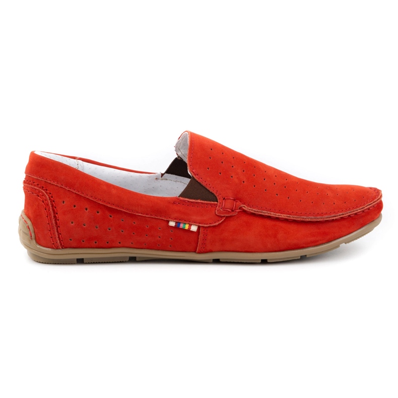 KOMODO Mocasini bărbați 890 roșii roșu KOMODO Mocasini bărbați 890 roșii roșu