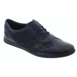 Polbut Încălțăminte bărbați piele casual C7 bleumarin albastru marin